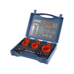 Casa si Gradina - Constructii - Scule electrice si accesorii - Seturi si accesorii pentru gaurit si insurubat - Freze de gaurit metalul, pentru instalatori, 6 diametre O 19-57 mm, HSS/Bimetal, 8801602 - Infinity.ro