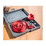Casa si Gradina - Constructii - Scule electrice si accesorii - Seturi si accesorii pentru gaurit si insurubat - Set fierastraie carotate 17 piese, EXTOL PREMIUM, 8801605, 13 diametre 19-127mm, inaltime coroana 25mm - Infinity.ro
