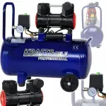 Casa si Gradina - Electrice - Echipamente electrice - Compresoare - Compresor industrial KRAFT&DELE KD4092, 50 l, 1500 W, tehnologie fara ulei, nivel redus de zgomot - Infinity.ro