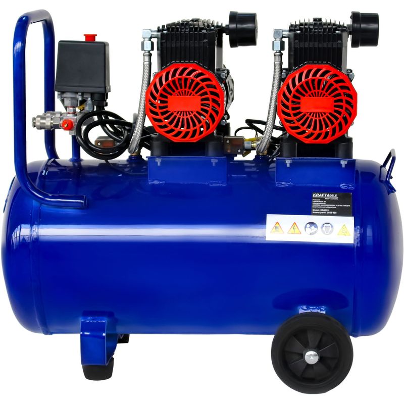 Casa si Gradina - Electrice - Echipamente electrice - Compresoare - Compresor fara ulei 50L 3000W Kraft&Dele KD4093 475 l/min - Infinity.ro