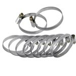 Casa si Gradina - Gradinarit si plante - Instalatii si accesorii pentru irigatii - Furtunuri de gradina si accesorii - Set 10 coliere pentru furtun, Extol, inox, 20-32mm, 70504 - Infinity.ro