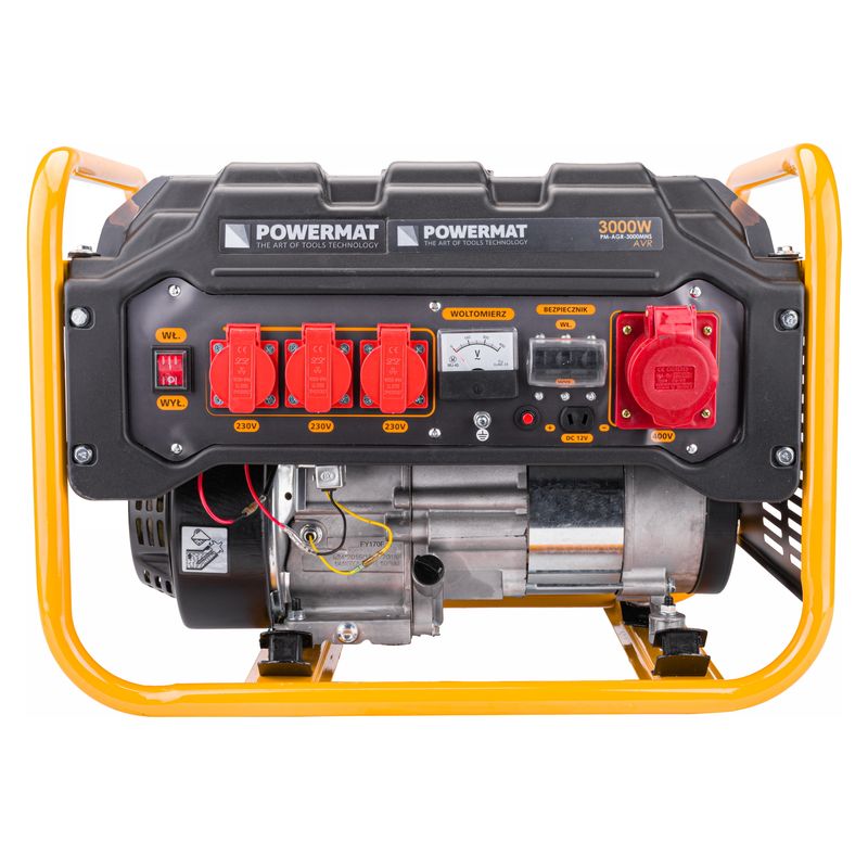 Casa si Gradina - Electrice - Generatoare electrice - Generator de curent, Powermat PM-AGR-3000MNS 3000W 230V/400V, PM1194 - Infinity.ro