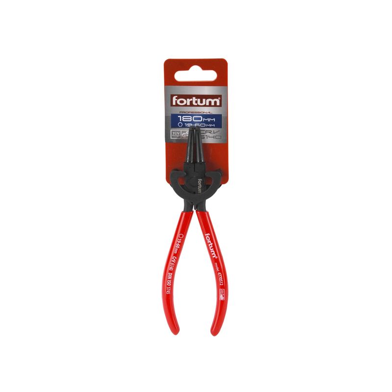 Casa si Gradina - Constructii - Scule de mana si unelte - Clesti si patenti - Cleste sigurante curbate, Fortum, 4770502, 140 mm, 10-25 mm - Infinity.ro