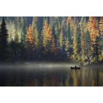 Carti si Birotica - Papetarie - Afise si stickere - Poster Calm Morning Boat Man, 61x90cm, poster1611, Zumzeria ® - Infinity.ro