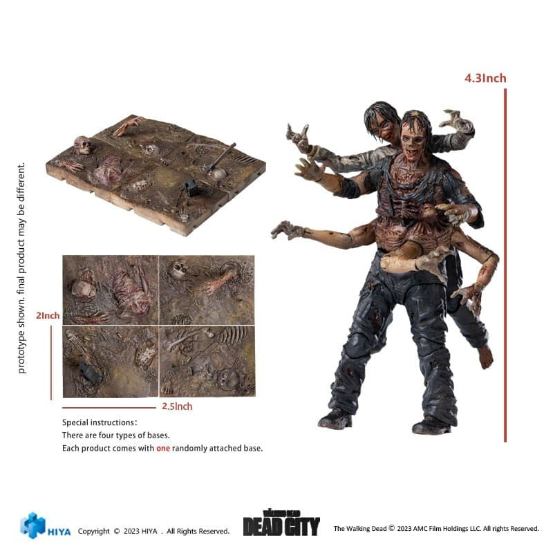 Jucarii, Copii si Bebe - Jucarii si jocuri - Figurine - The Walking Dead Exquisite Mini Action Figure 1/18 Dead City Walker King 11 cm - Infinity.ro