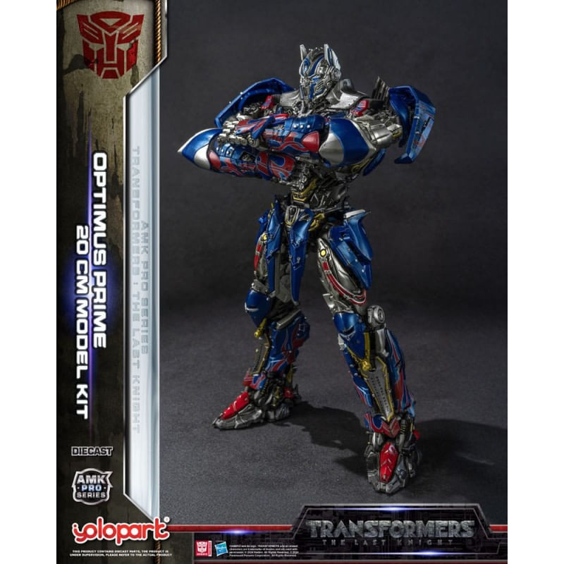 Jucarii, Copii si Bebe - Jucarii si jocuri - Figurine - Transformers: The Last Knight AMK Pro Series Plastic Model Kit Optimus Prime (Oversea Version) 20 cm - Infinity.ro