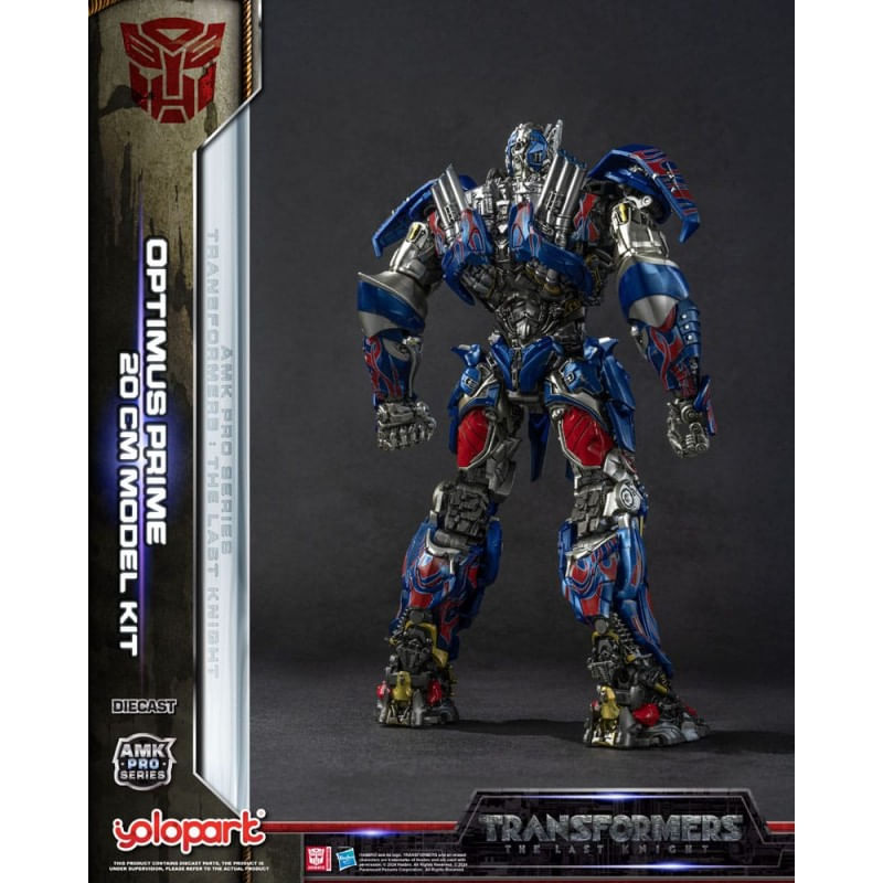Jucarii, Copii si Bebe - Jucarii si jocuri - Figurine - Transformers: The Last Knight AMK Pro Series Plastic Model Kit Optimus Prime (Oversea Version) 20 cm - Infinity.ro