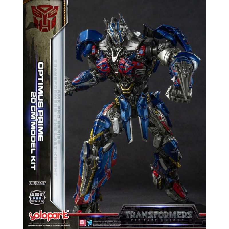 Jucarii, Copii si Bebe - Jucarii si jocuri - Figurine - Transformers: The Last Knight AMK Pro Series Plastic Model Kit Optimus Prime (Oversea Version) 20 cm - Infinity.ro