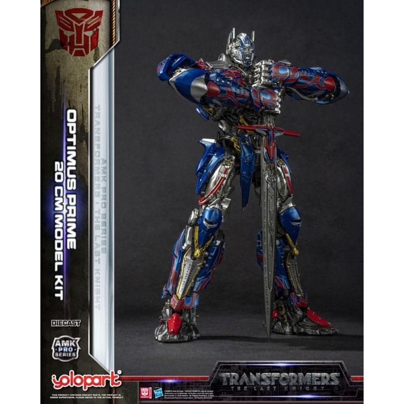 Jucarii, Copii si Bebe - Jucarii si jocuri - Figurine - Transformers: The Last Knight AMK Pro Series Plastic Model Kit Optimus Prime (Oversea Version) 20 cm - Infinity.ro