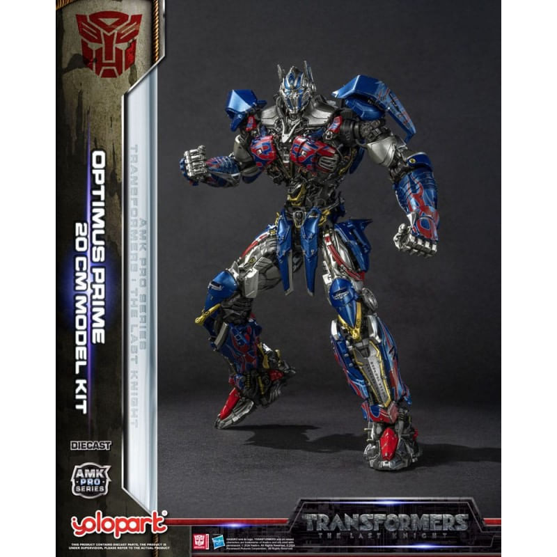 Jucarii, Copii si Bebe - Jucarii si jocuri - Figurine - Transformers: The Last Knight AMK Pro Series Plastic Model Kit Optimus Prime (Oversea Version) 20 cm - Infinity.ro