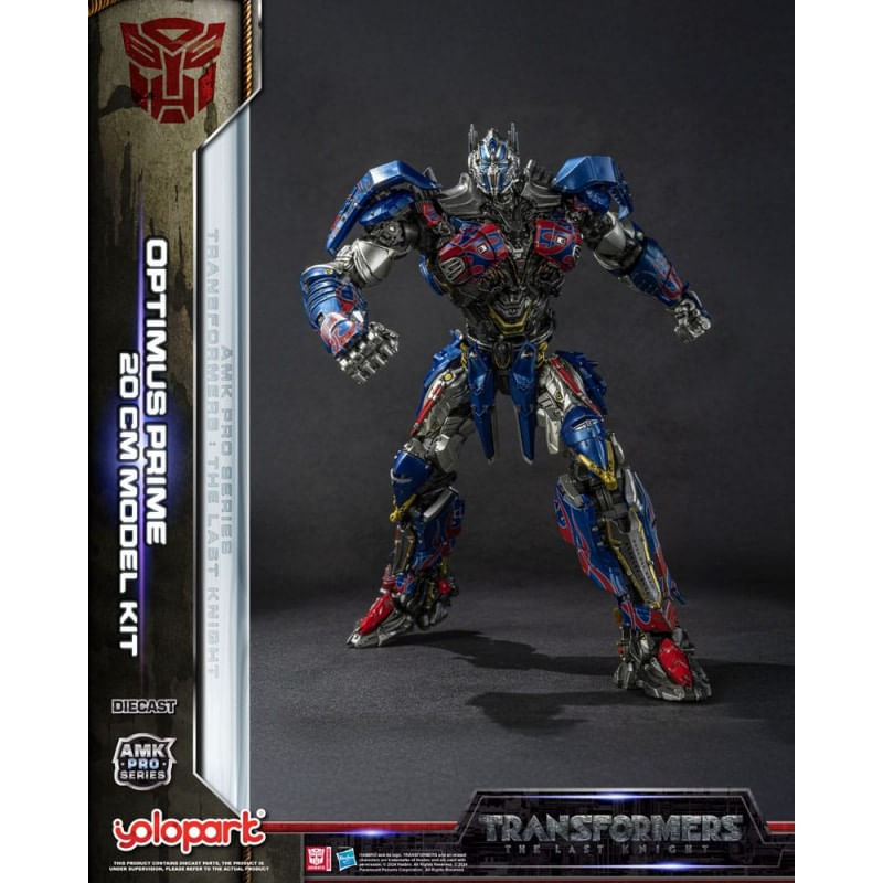 Jucarii, Copii si Bebe - Jucarii si jocuri - Figurine - Transformers: The Last Knight AMK Pro Series Plastic Model Kit Optimus Prime (Oversea Version) 20 cm - Infinity.ro