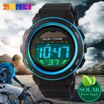 Fashion, accesorii si bijuterii - Barbati - Bijuterii barbati - Ceasuri barbati - Ceas barbatesc de mana Skmei Solar Cronograf Alarma 5 ATM Digital Casual Sport - Infinity.ro