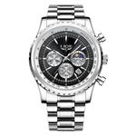 Fashion, accesorii si bijuterii - Barbati - Bijuterii barbati - Ceasuri barbati - Ceas barbatesc Lige Quartz Analog Otel inoxidabil Argintiu Negru Cronograf Data - Infinity.ro