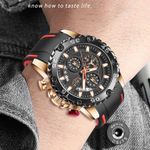 Fashion, accesorii si bijuterii - Barbati - Bijuterii barbati - Ceasuri barbati - Ceas barbatesc Lige Silicon Fashion Quartz Casual Sport Analog Cronograf - Infinity.ro