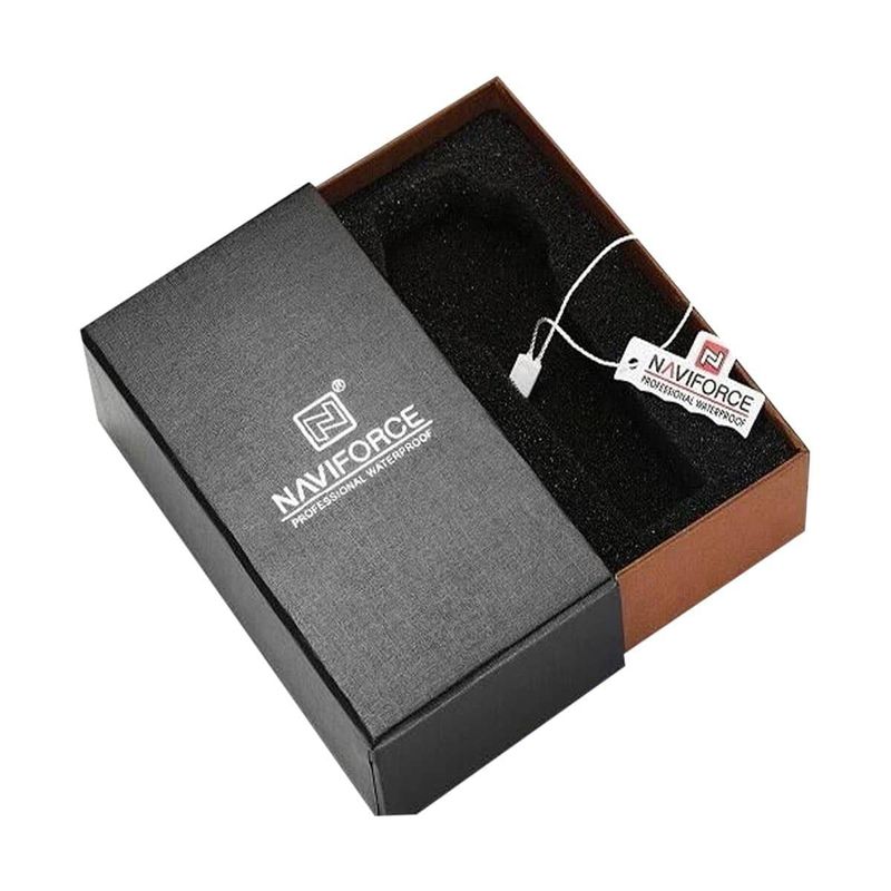 Fashion, accesorii si bijuterii - Barbati - Bijuterii barbati - Ceasuri barbati - Ceas barbatesc Naviforce Otel Data Quartz Analog - Infinity.ro