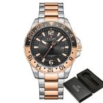Fashion, accesorii si bijuterii - Barbati - Bijuterii barbati - Ceasuri barbati - Ceas barbatesc Naviforce Otel Quartz Analog Data Auriu - Infinity.ro