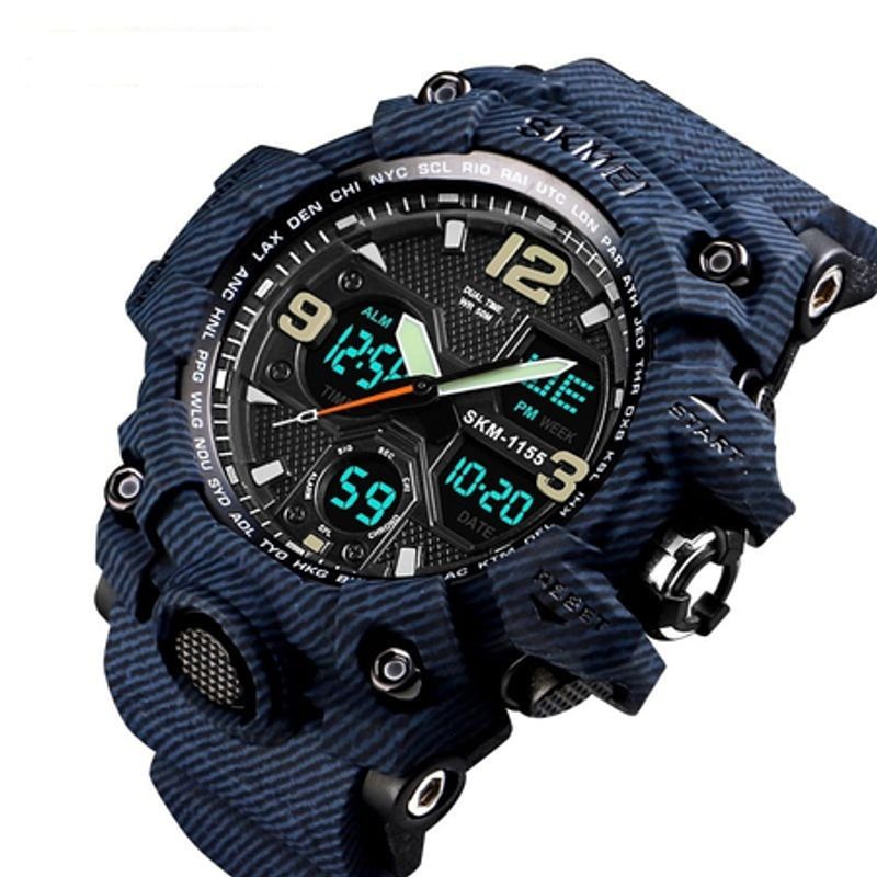 Fashion, accesorii si bijuterii - Barbati - Bijuterii barbati - Ceasuri barbati - Ceas barbatesc Skmei, Militar, Shock Resistant, Digital, Sport, Army, Dual time, Cronograf - Infinity.ro