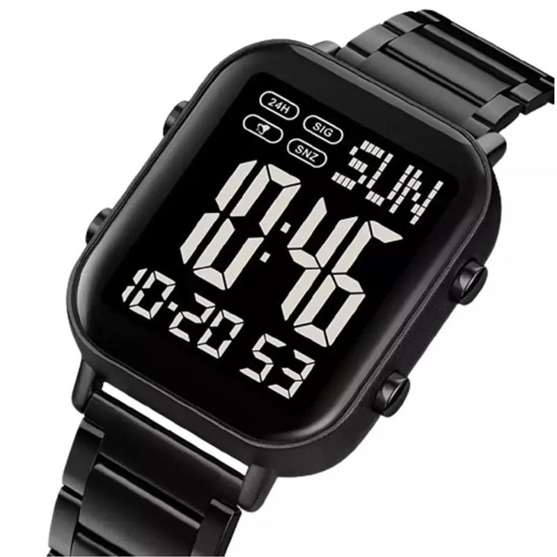 Fashion, accesorii si bijuterii - Barbati - Bijuterii barbati - Ceasuri barbati - Ceas barbatesc de mana Skmei Casual Fashion Digital Quartz Negru - Infinity.ro