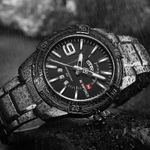 Fashion, accesorii si bijuterii - Barbati - Bijuterii barbati - Ceasuri barbati - Ceas barbatesc Naviforce Quartz Otel Data Analog Negru - Infinity.ro