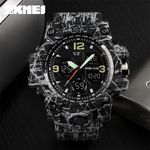 Fashion, accesorii si bijuterii - Barbati - Bijuterii barbati - Ceasuri barbati - Ceas barbatesc, Skmei, Shock Resistant, Militar, Army, Sport, Rezistent la apa si socuri - Infinity.ro