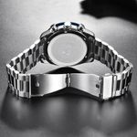 Fashion, accesorii si bijuterii - Barbati - Bijuterii barbati - Ceasuri barbati - Ceas barbati Benyar Cronograf Quartz Luxury Analog Otel Argintiu - Infinity.ro