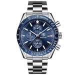 Fashion, accesorii si bijuterii - Barbati - Bijuterii barbati - Ceasuri barbati - Ceas barbati Benyar Cronograf Quartz Luxury Analog Otel Argintiu - Infinity.ro