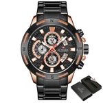 Fashion, accesorii si bijuterii - Barbati - Bijuterii barbati - Ceasuri barbati - Ceas barbati Naviforce Analog Afisare data Indici fosforescenti Negru - Infinity.ro
