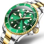 Fashion, accesorii si bijuterii - Barbati - Bijuterii barbati - Ceasuri barbati - Ceas barbati Olevs Analog Quartz Elegant Verde Afisare data Otel - Infinity.ro