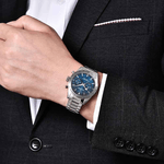 Fashion, accesorii si bijuterii - Barbati - Bijuterii barbati - Ceasuri barbati - Ceas Barbati Pagani Design PD-1766 Albastru, Chronograph VK64, 40mm, Safir, Otel, 100M - Infinity.ro