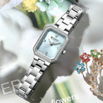 Fashion, accesorii si bijuterii - Femei - Bijuterii femei - Ceasuri femei - Ceas dama Curren Elegant – Cadran albastru, bratara argintie, stil elegant si modern - Infinity.ro