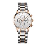 Fashion, accesorii si bijuterii - Femei - Bijuterii femei - Ceasuri femei - Ceas dama de mana Nibosi Elegant Casual Fashion Analog Quartz Argintiu Auriu Alb - Infinity.ro