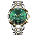 Fashion, accesorii si bijuterii - Femei - Bijuterii femei - Ceasuri femei - Ceas dama de mana Lige Top Brand Luxury Casual Elegant Fashion Analog Quartz Argintiu Verde - Infinity.ro