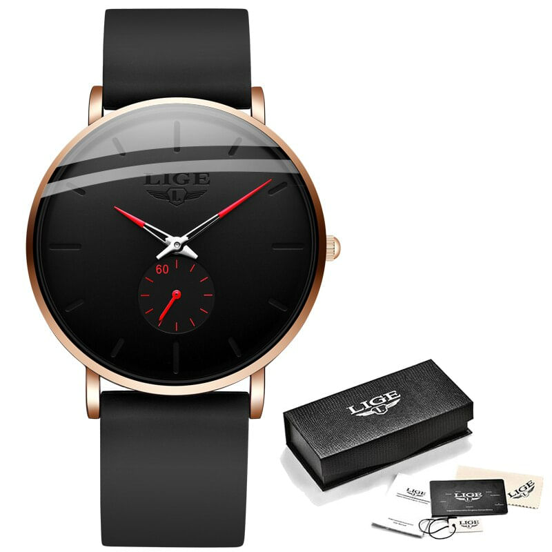 Fashion, accesorii si bijuterii - Femei - Bijuterii femei - Ceasuri femei - Ceas dama Lige Quartz Silicon Casual Luxury Fashion Analog - Infinity.ro
