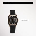 Fashion, accesorii si bijuterii - Femei - Bijuterii femei - Ceasuri femei - Ceas Dama Naviforce 5049 Negru-Auriu - Afisaj Analog, Fashion, Casual, Rezistent la Apa 3ATM - Infinity.ro