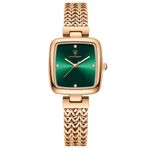 Fashion, accesorii si bijuterii - Femei - Bijuterii femei - Ceasuri femei - Ceas dama Poedagar Elegant Casual Fashion Quartz Auriu Verde - Infinity.ro