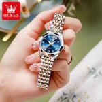 Fashion, accesorii si bijuterii - Femei - Bijuterii femei - Ceasuri femei - Ceas dama Olevs Quartz Analog Afisare data Elegant Business Argintiu - Infinity.ro
