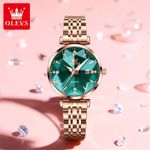 Fashion, accesorii si bijuterii - Femei - Bijuterii femei - Ceasuri femei - Ceas dama Olevs Elegant Quartz Auriu Analog Diamant Auriu - Infinity.ro