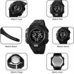 Fashion, accesorii si bijuterii - Barbati - Bijuterii barbati - Ceasuri barbati - Ceas de mana barbatesc Skmei Casual Digital Alarma Lumina de fundal Sport Afisare data Negru - Infinity.ro