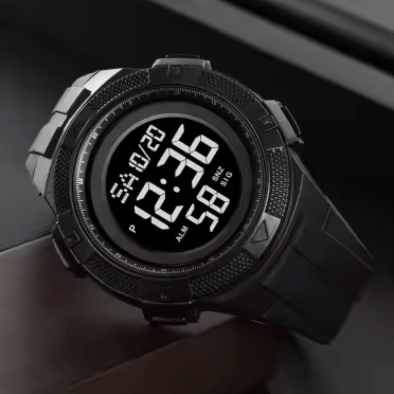 Fashion, accesorii si bijuterii - Barbati - Bijuterii barbati - Ceasuri barbati - Ceas de mana barbatesc Skmei Casual Digital Alarma Lumina de fundal Sport Afisare data Negru - Infinity.ro