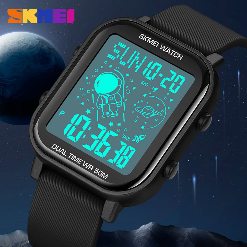 Fashion, accesorii si bijuterii - Barbati - Bijuterii barbati - Ceasuri barbati - Ceas digital Skmei Casual Sport Dublu afisaj Alarma Cronometru Negru - Infinity.ro