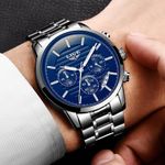 Fashion, accesorii si bijuterii - Barbati - Bijuterii barbati - Ceasuri barbati - Ceas elegant barbatesc Business Quartz Otel - Infinity.ro