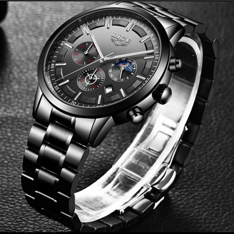 Fashion, accesorii si bijuterii - Barbati - Bijuterii barbati - Ceasuri barbati - Ceas elegant Lige Mecanism Quartz - Infinity.ro