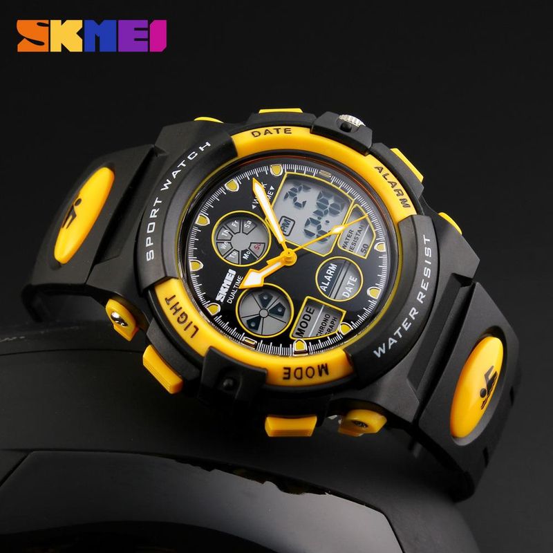 Fashion, accesorii si bijuterii - Copii - Accesorii copii - Bijuterii si ceasuri copii - Ceas pentru copii, Sport, Dual-Time, Casual, Quartz, Curea din PU - Infinity.ro