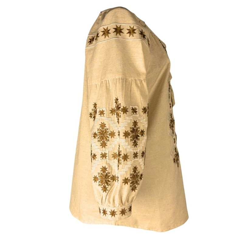 Fashion, accesorii si bijuterii - Femei - Imbracaminte femei - Camasi si bluze femei - Bluza dama 025 crem marimea S - Infinity.ro