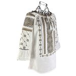 Fashion, accesorii si bijuterii - Femei - Imbracaminte femei - Camasi si bluze femei - Bluza dama RA25 alb/bej marimea S - Infinity.ro
