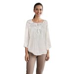 Fashion, accesorii si bijuterii - Femei - Imbracaminte femei - Camasi si bluze femei - Bluza dama RA25 alb mat marimea S - Infinity.ro
