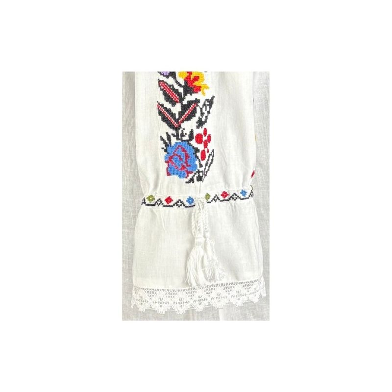 Fashion, accesorii si bijuterii - Femei - Imbracaminte femei - Camasi si bluze femei - Bluza dama RA25 alb/galben marimea S - Infinity.ro