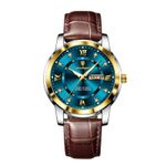 Fashion, accesorii si bijuterii - Barbati - Bijuterii barbati - Ceasuri barbati - Ceas barbatesc Poedagar Cronograf Elegant Casual Data Calendar Piele - Infinity.ro