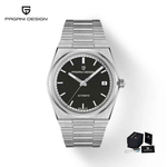 Fashion, accesorii si bijuterii - Barbati - Bijuterii barbati - Ceasuri barbati - Ceas Automatic Barbati PAGANI DESIGN PD-1753, 40mm, NH35A Japan, Safir, Bratara Inox, Pilot - Infinity.ro