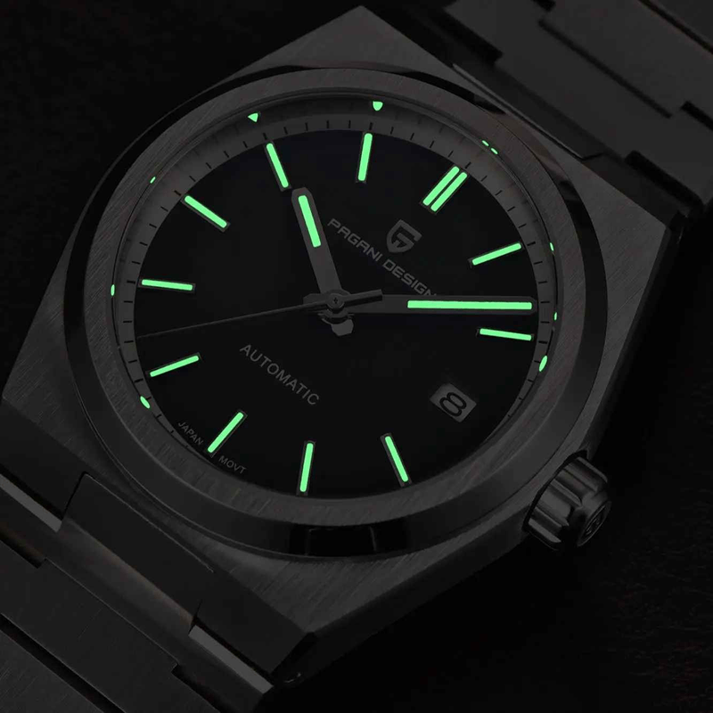 Fashion, accesorii si bijuterii - Barbati - Bijuterii barbati - Ceasuri barbati - Ceas Automatic Barbati PAGANI DESIGN PD-1753, 40mm, NH35A Japan, Safir, Bratara Inox, Pilot - Infinity.ro